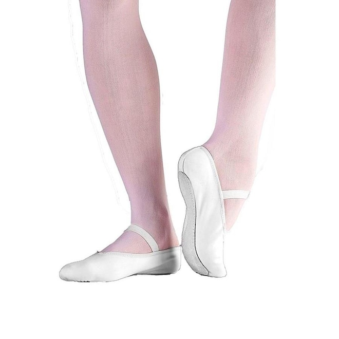 Sapatilha Só Dança Meia Ponta F-22 Napa para Ballet - Adulto - Foto 1