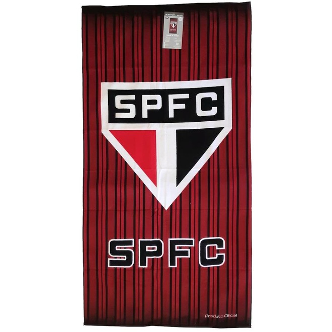 Toalha de Banho do São Paulo Buettner Oficial - Adulto - Foto 1