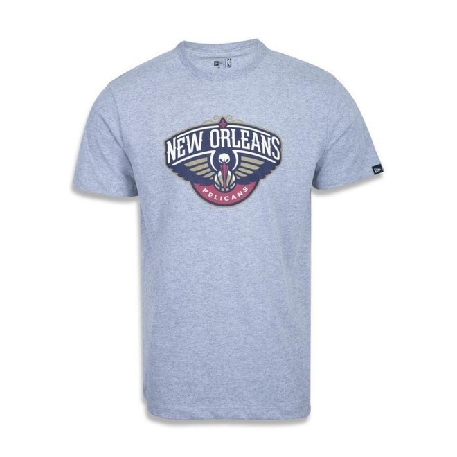 Camiseta New Era Masculina New Orleans Pelicans Basic Logo Nba - Foto 1