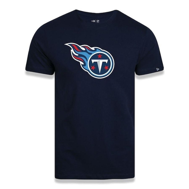 Camiseta New Era Tennessee Titans Logo Time Nfl - Masculina - Foto 1