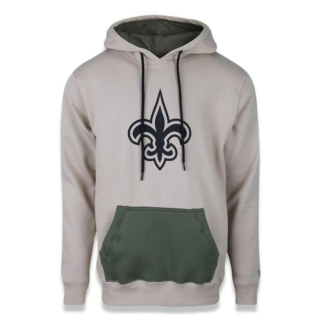Blusão New Era NFL New Orleans Saints Military com Capuz - Masculino - Foto 1