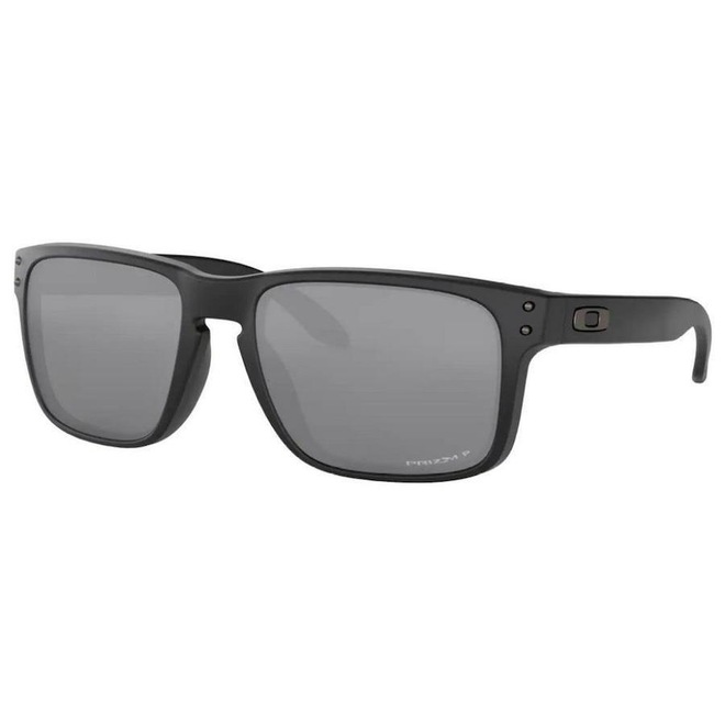 Óculos de Sol Oakley Holbrook Black W Prizm Black Polarized - Unissex - Foto 1