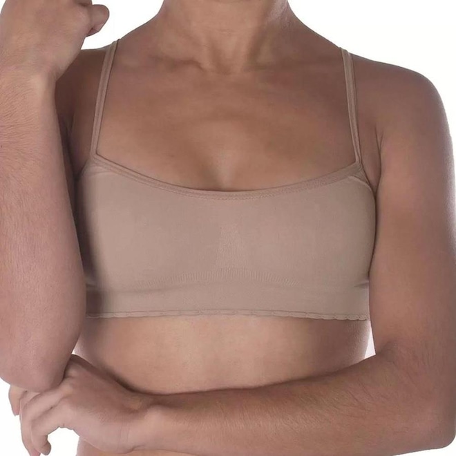 Top Fitness Selene sem Costura - Infantil - Foto 1