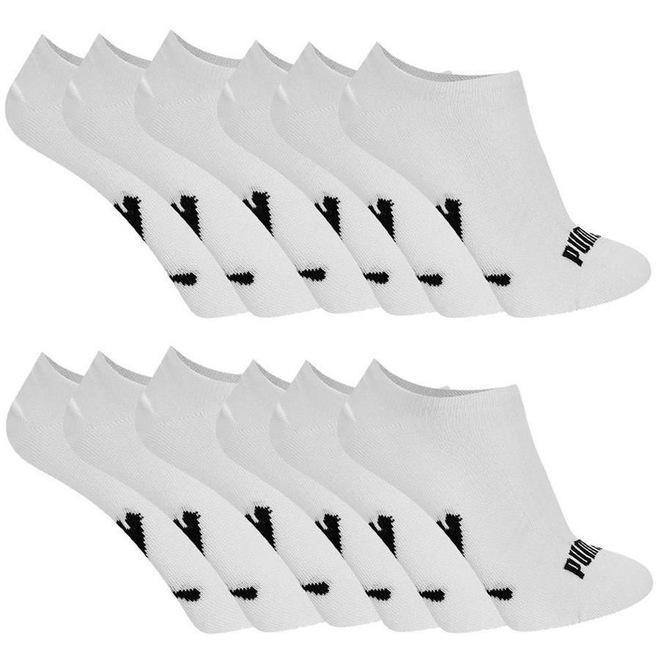 Kit Meia Puma Sapatilha Esportiva - 12 Pares - Adulto - Foto 1