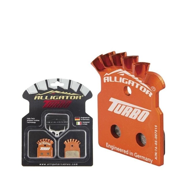Pastilha de Freio Alligator Turbo Semi-Metal para Shimano Top - Foto 1