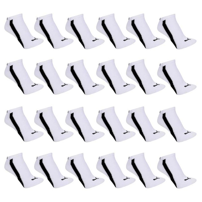 Meia Puma Logo - Adulto - 24 Pares - Foto 1