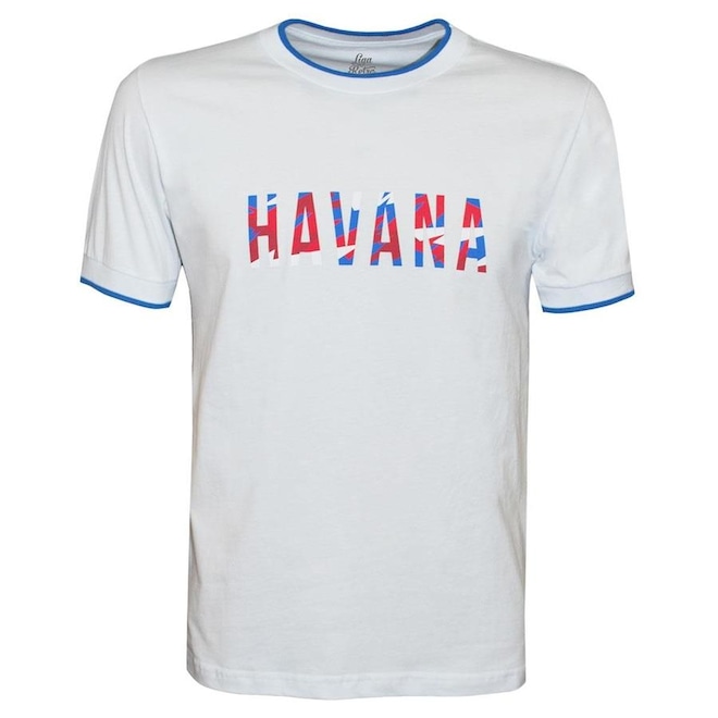 Camiseta Liga Retrô Havana Estampa Central - Masculina - Foto 1