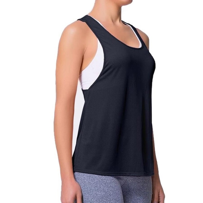Camiseta Regata Selene Fitness - Feminina - Foto 1