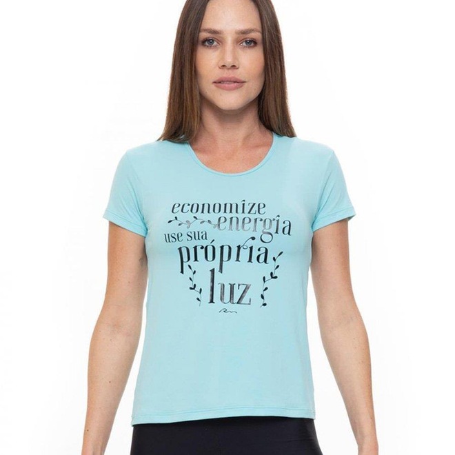 Camiseta Rola Moça Ultracool Touch Bio - Feminina - Foto 1