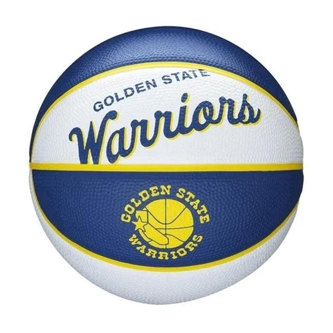 Bola de Basquete Wilson Golden State Warriors NBA Team Retro - Foto 1