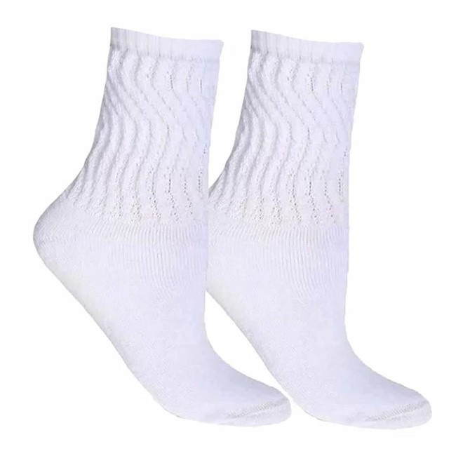 Meia Selene Aeróbica Cano Médio - Feminina - 3 Pares - Foto 1