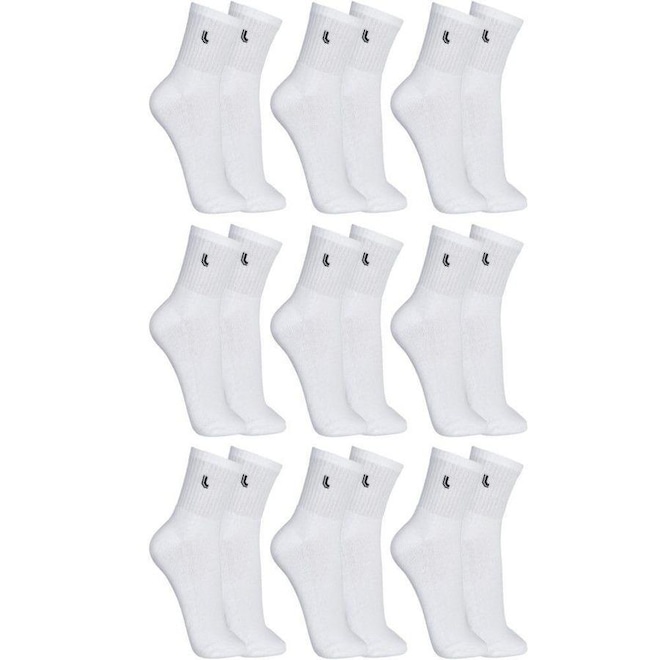 Kit de Meias Lupo Cano Médio Kit com 9 Pares - Masculina - Foto 1