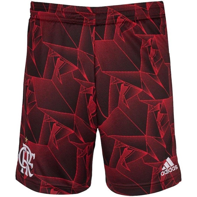 Bermuda 2 CR Flamengo 21/22 adidas - Masculina - Foto 1