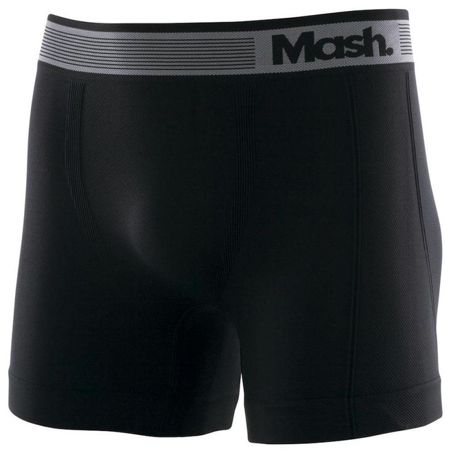 Cueca Boxer Mash Sem Costura Microfibra - Adulto - Foto 1