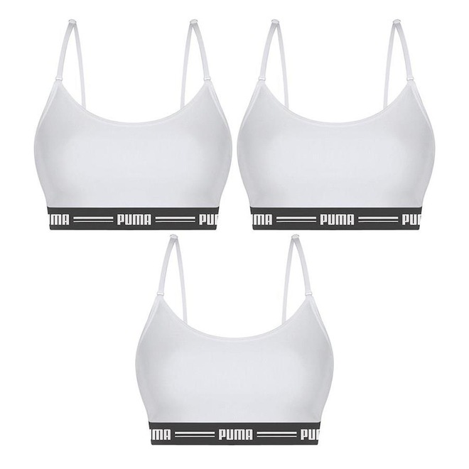 Top Fitness Puma Modal Stretch - Adulto - 3 unidades - Foto 1