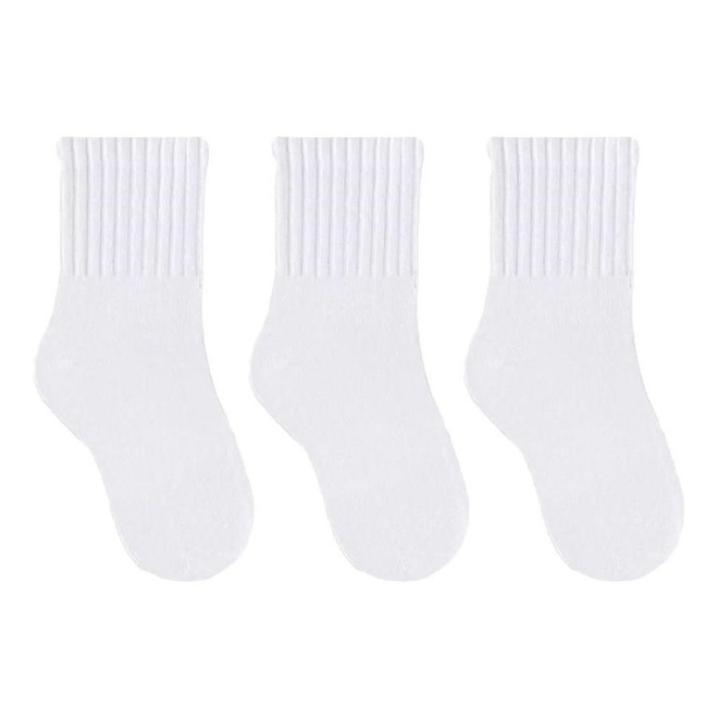 Kit 3 Pares de Meias Selene Lisa - Infantil - Foto 1
