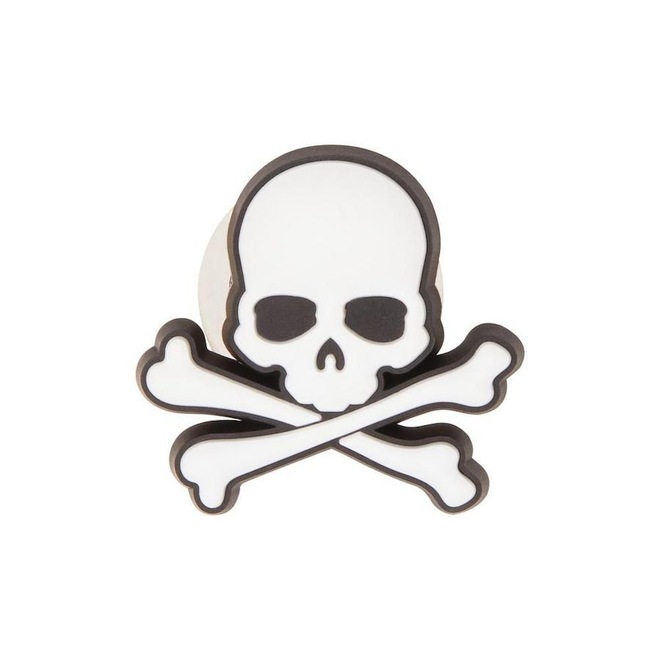 Jibbitz Crocs Skull & Crossbones - Foto 1