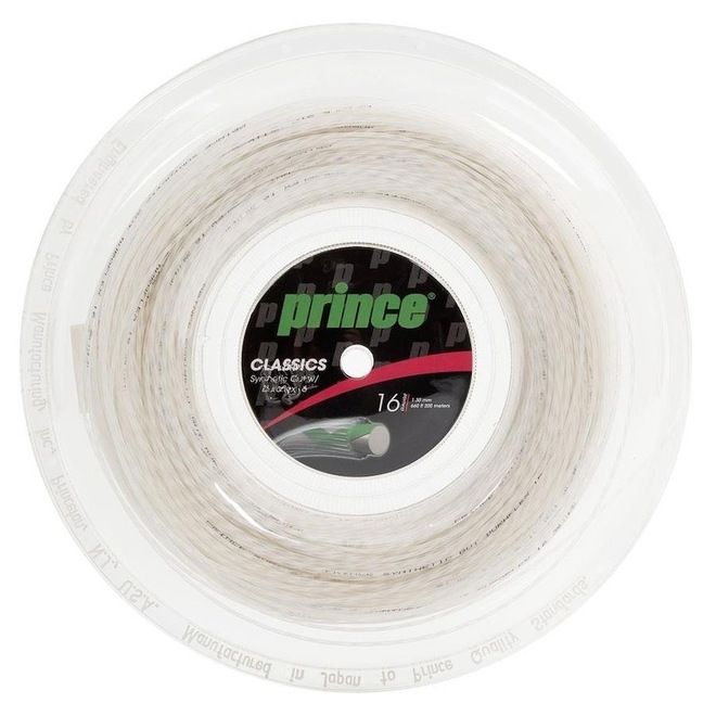 Corda Prince Synthetic Gut Duraflex 200 metros 16L - 1.30mm - Foto 1