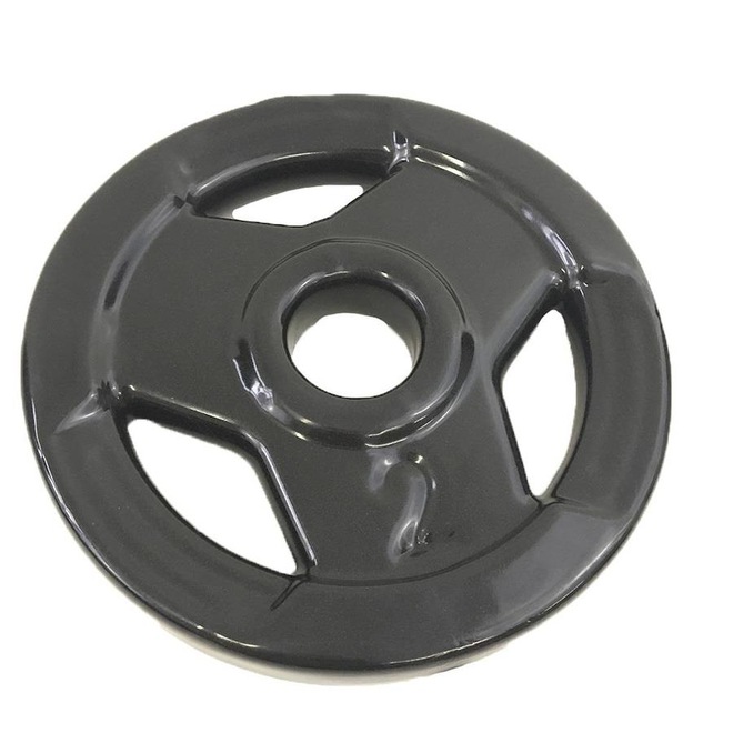 Anilha Ahead Sports Sport Emborrachada Furo Standad - 2kg - Foto 1