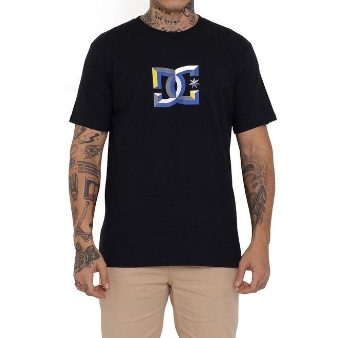 Camiseta DC Shoes DC Star Dimensional - Masculina - Foto 1