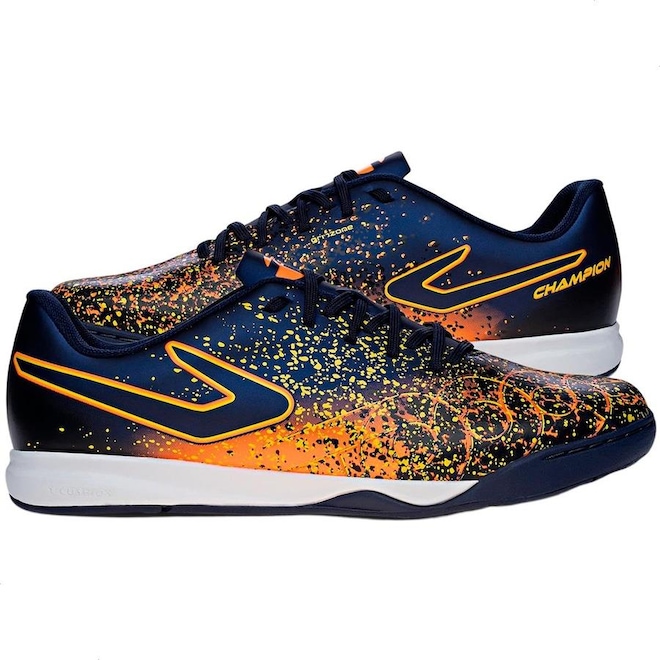 Chuteira Futsal Topper Champion Viii - Adulto - Foto 1