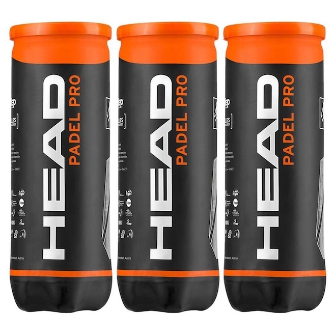 Bola de Padel Head Pro Pack - 3 Tubos - Foto 1