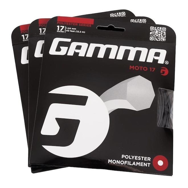 Corda Gamma Moto 17L 1.24mm - Pack com 3 Sets - Foto 1