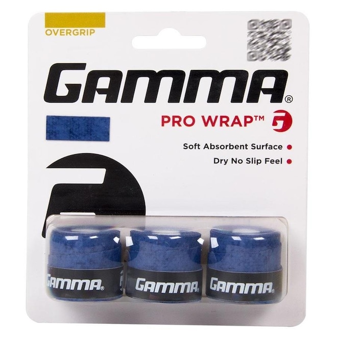 Overgrip Gamma Pro Wrap - 3 Unidades - Foto 1