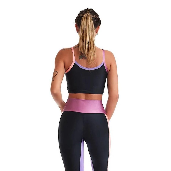 Top Fitness com Bojo Cajubrasil Cropped Atletika Soul - Feminino - Foto 1