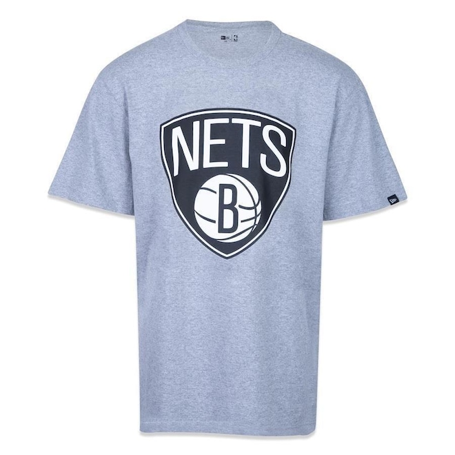 Camiseta New Era Nba Brooklyn Nets Plus Size - Masculina - Foto 1