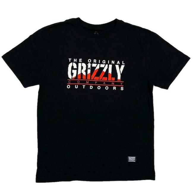 Camiseta Grizzly Rocky Mountain High SS - Masculina - Foto 1