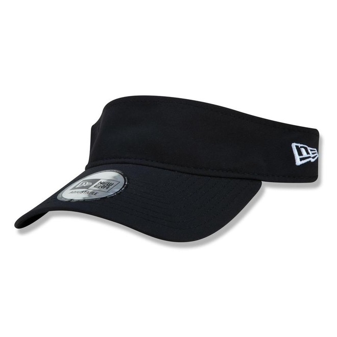 Viseira Aba Curva New Era Performance PRETA Aba Curva New Era - Foto 1