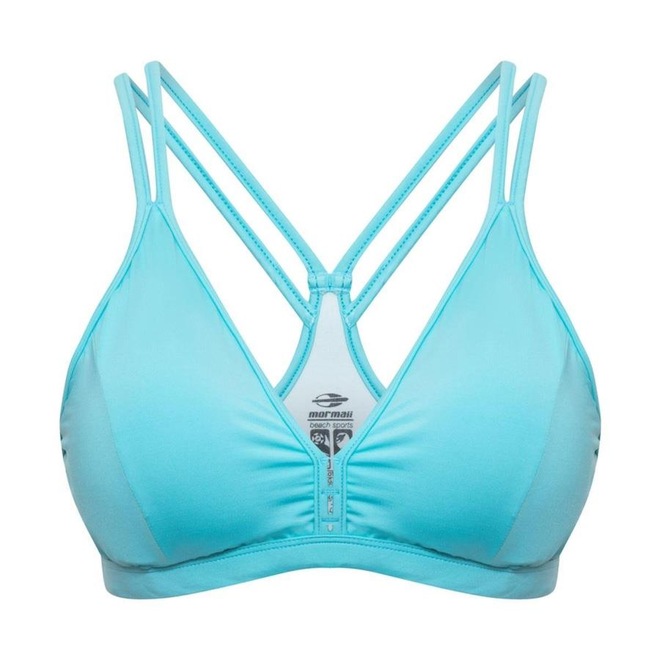 Top com Bojo Mormaii Nadador Playa Beach Sports Proteção Solar Uv50+ - Feminino - Foto 1