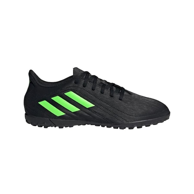 Chuteira Society adidas Deportivo Adulto - Preto E Verde - Foto 1