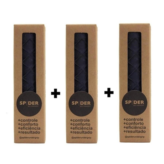 Kit 3x Undergrip Spider Grip de Borracha Beach Tennis Padel - Foto 1