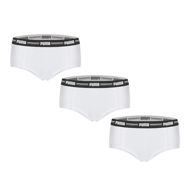 Kit de Calcinhas Puma Mini Boxer - Adulto - 3 Unds - Foto 1