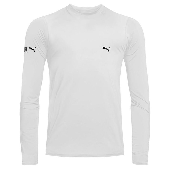 Camisa Térmica Puma UV50+ Manga Longa - Infantil - Foto 1