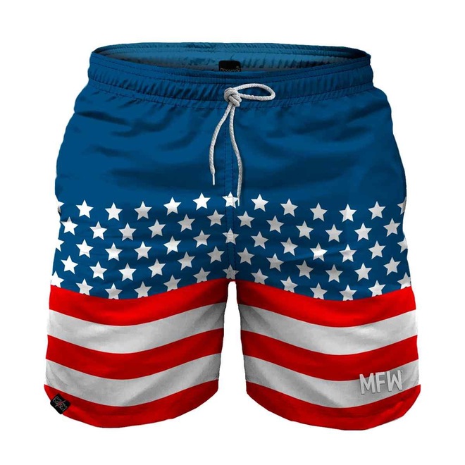 Short Maromba Fight Wear Estados Unidos Tactel com Bolsos - Masculino - Foto 1