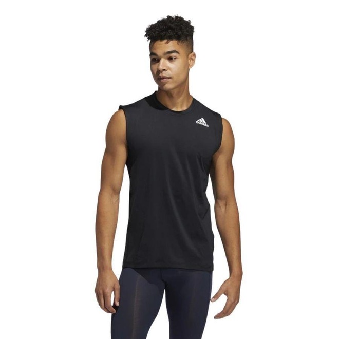 Camiseta Regata Adidas Techfit Sleeveless Fitted - Masculina - Foto 1
