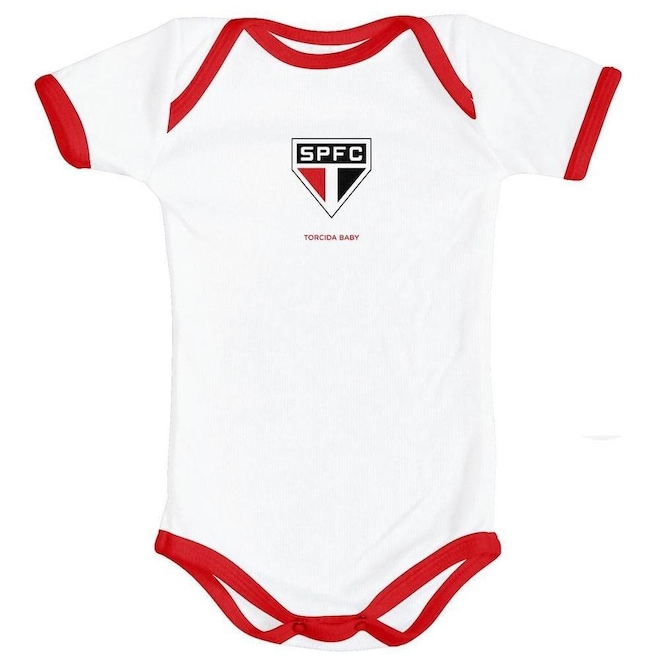 Body do São Paulo Torcida Baby 033 X - Infantil - Foto 1