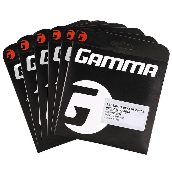 Corda Gamma Poly Z 16L 1.29mm - Set Individual Pack com 06 unidades - Foto 1