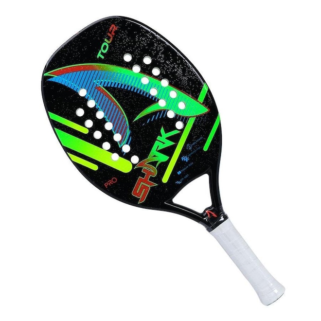 Raquete de Beach Tennis Shark Tour - Foto 1