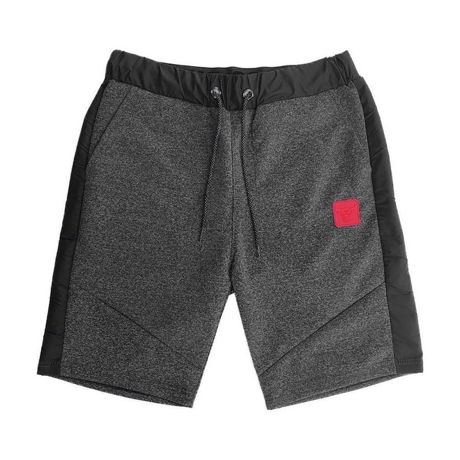 Bermuda NBA Sintetica Chicago Bulls Patch Emborrachado - Masculina - Foto 1