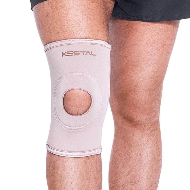 Joelheira Kestal com Orifício e Reforço Patelar - Adulto - Foto 1
