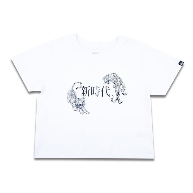 Blusa Cropped New Era China Tiger - Adulto - Foto 1