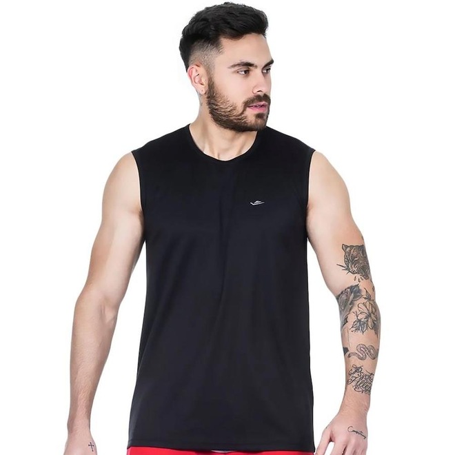 Camiseta Regata Elite Sea Land Plus Size - Masculina - Foto 1