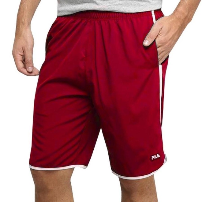 Bermuda Fila Curve Letter - Masculina - Foto 1