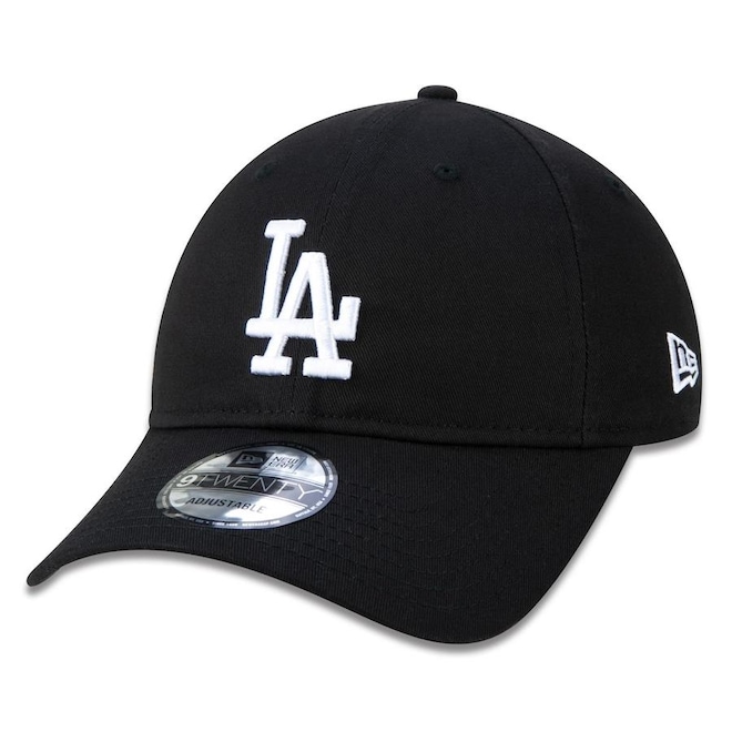Boné Aba Curva New Era 9Twenty MLB Los Angeles Dodgers - Strapback - Adulto - Foto 1