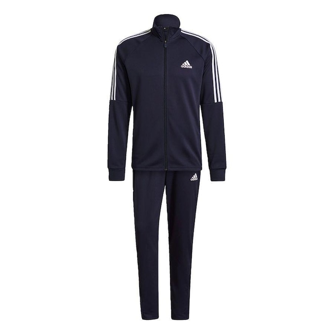 Agasalho sem Capuz adidas AEROREADY Sereno Cut 3-Stripes - Masculino - Foto 1