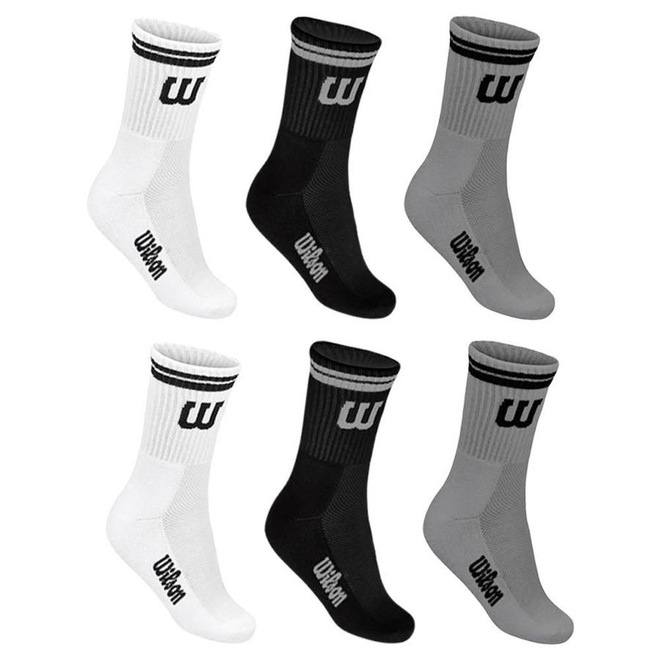 Kit de Meias Cano Longo Wilson com 6 Pares - Masculino - Foto 1